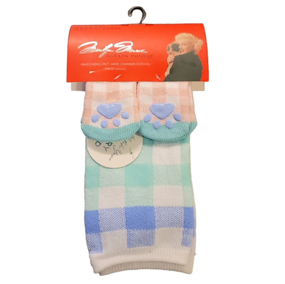 NWT! Marilyn Monroe Matching Pet & Owner Crew Socks For Small Dogs